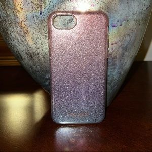 Kate Spade Apple iPhone SE 8/7/6/6s Hardshell Case - Ombre Glitter